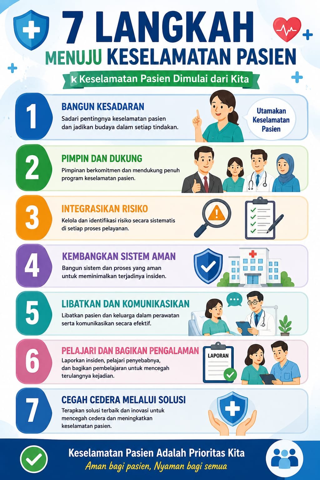7 Langkah Menuju Keselamatan Pasien
