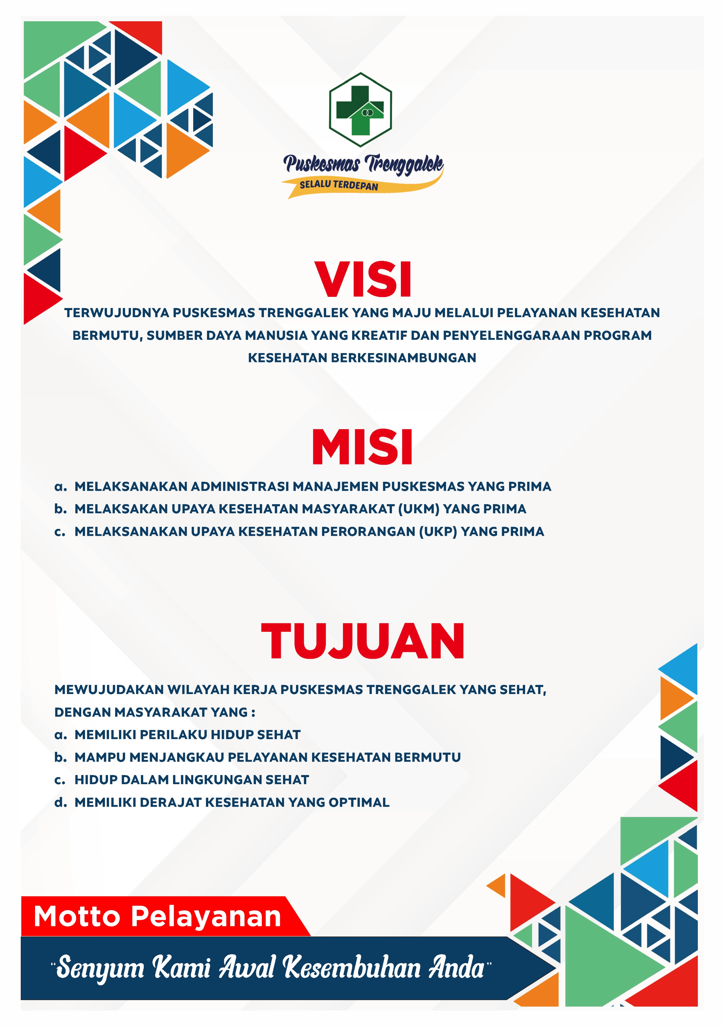 Visi dan Misi Puskesmas Trenggalek